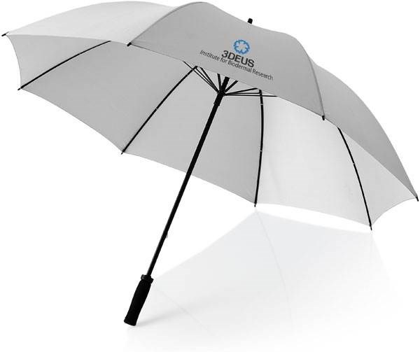 Obrázky: Velký golfový deštník odolný bouřce, sv.šedý