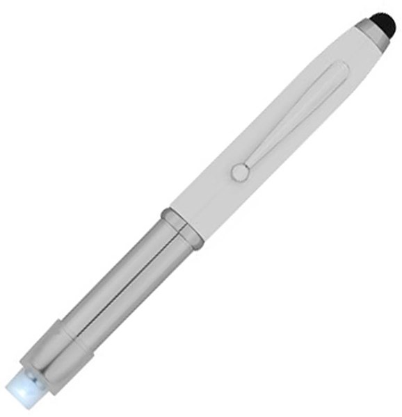 Obrázky: Kovové bílé pero, svítilna a stylus hrot, MN, Obrázek 3