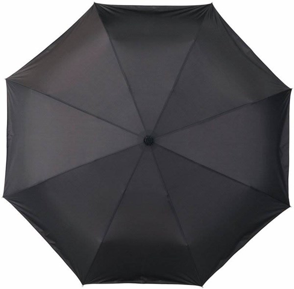 Obrázky: Černý automatický skládací deštník, Obrázek 2