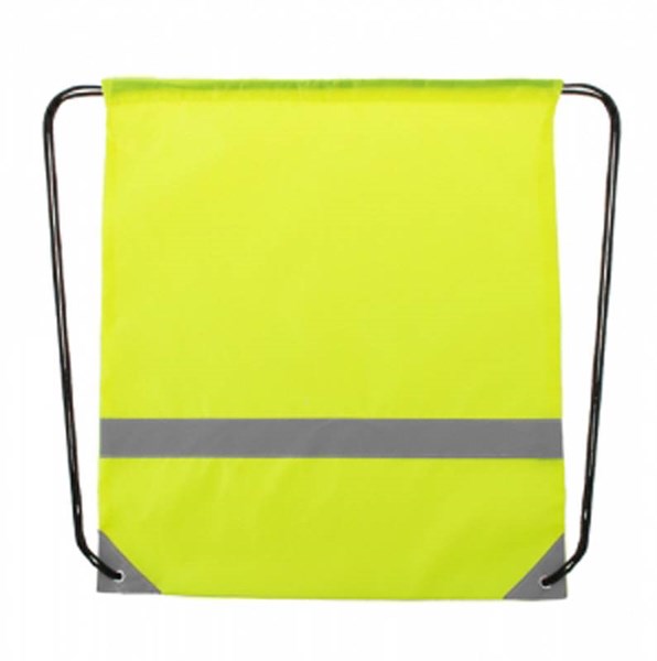 Obrázky: Žlutý polyesterový batoh s reflexními díly