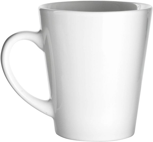 Obrázky: Bílý keramický hrnek 300 ml
