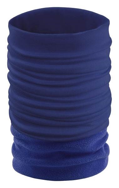 Obrázky: Modrá bandana s fleecem - šátek/nákrčník/čepice