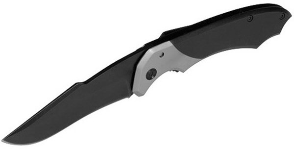 Obrázky: Zavírací kovový nůž BLACK CUT s klipem a pojistkou, Obrázek 3