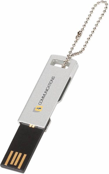 Obrázky: Slim USB flash disk 4GB s kuličkovým řetízkem