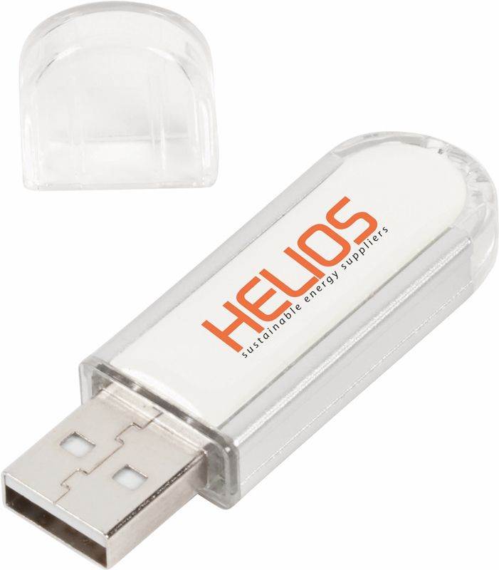 Epoxy USB flash disk 1GB s průhled. krytem | DG Tip - reklamní předměty