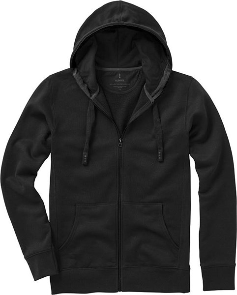 Obrázky: Arora mikina ELEVATE s kapucí na zip černá XXXL