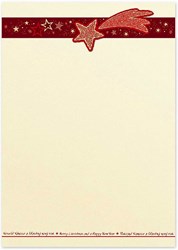 Obrázky: Novoročenka A4 - perleťový zlatý arch s obálkou