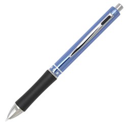 Obrázky: Modré kovové multifunkční pero 4 v 1 CRISTAL