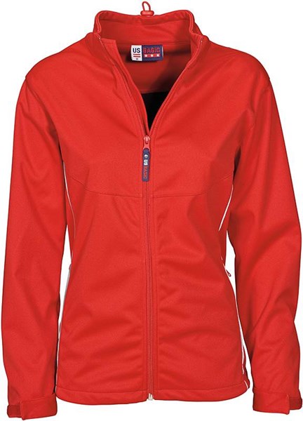 Obrázky: Cromwell softshell USBASIC dámská červená bunda XL