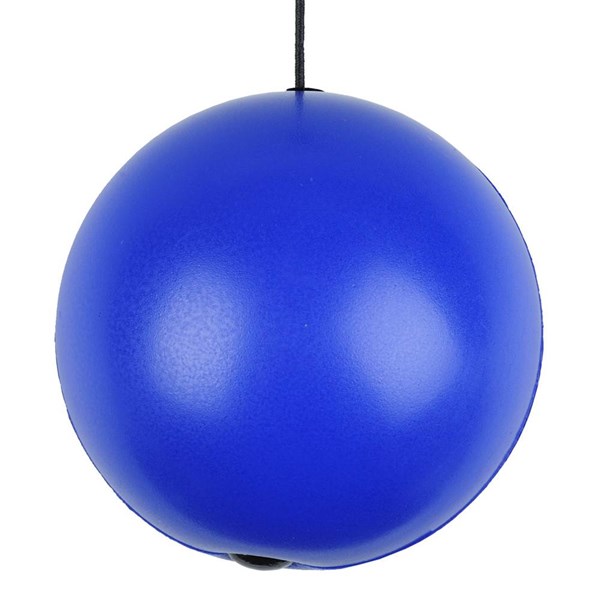 Obrázky: Antistresový míček na gumičce, modrý, Obrázek 2