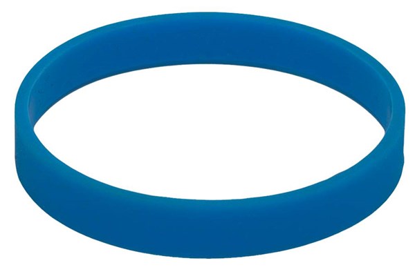 Obrázky: Ozdobný silikonový pásek pro termohrnek tm. modrý