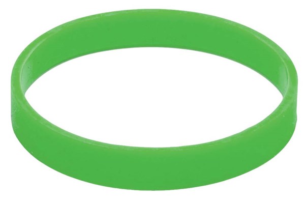 Obrázky: Ozdobný silikonový pásek pro termohrnek zelený, Obrázek 1