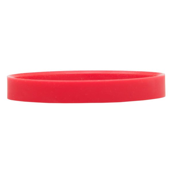 Obrázky: Ozdobný silikonový pásek pro termohrnek červený, Obrázek 2