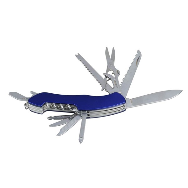 Obrázky: Modrý kovový nůž s dvanácti funkcemi, Obrázek 2