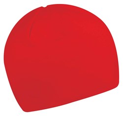 Obrázky: Lehká dvojvrstvá bavlněná čepice červená