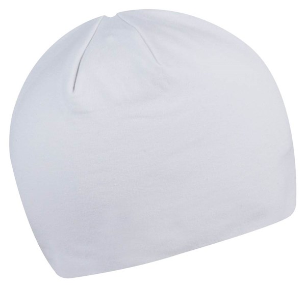 Obrázky: Lehká dvojvrstvá bavlněná čepice bílá