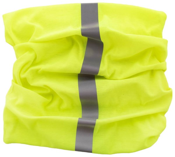 Obrázky: Žlutá reflexní bandana - šátek/nákrčník/čepice
