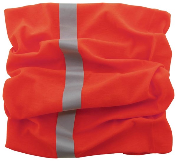 Obrázky: Červená reflexní bandana - šátek/nákrčník/čepice