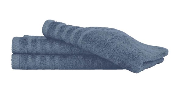 Obrázky: Modrá osuška s bambusem Bamboo, gramáž 530 g/m2, Obrázek 3