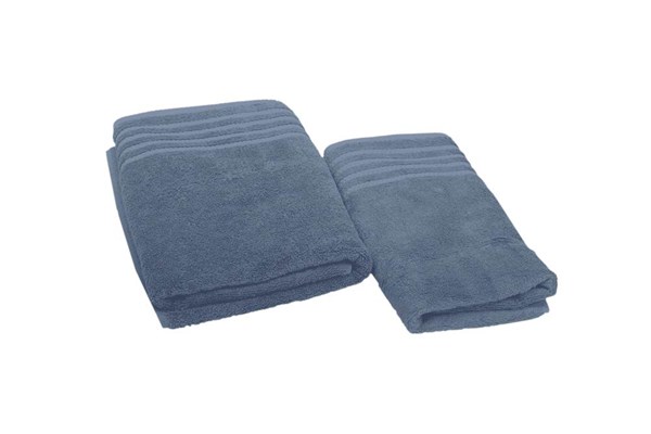 Obrázky: Modrá osuška s bambusem Bamboo, gramáž 530 g/m2, Obrázek 4