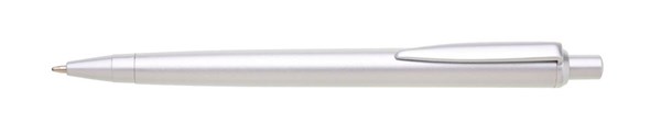 Obrázky: Plastové kuličkové pero LINA METALIC stříbrné