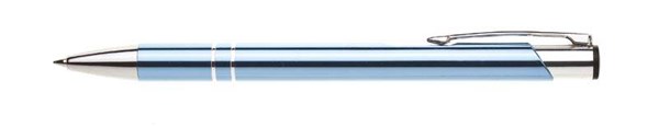 Obrázky: Hliníkové kuličkové pero LARA světle modré