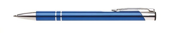Obrázky: Hliníkové kuličkové pero LARA středně modré, Obrázek 1