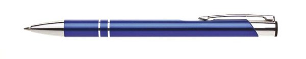 Obrázky: Hliníkové kuličkové pero LARA tmavě modré, Obrázek 1
