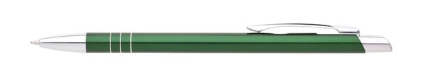 Obrázky: Hliníkové kuličkové pero BELA tmavě zelené