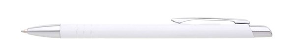 Obrázky: Hliníkové kuličkové pero BELA bílé, Obrázek 1