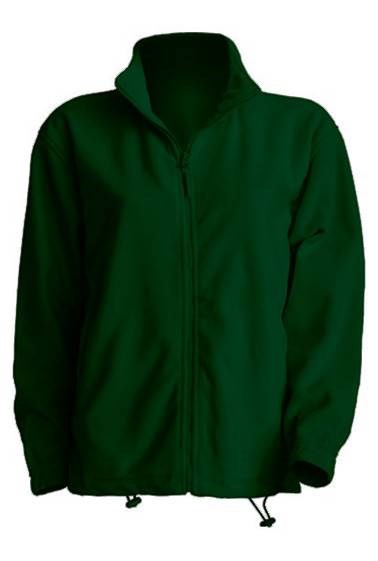 Obrázky: Lahvově zelená fleecová bunda POLAR 300, M