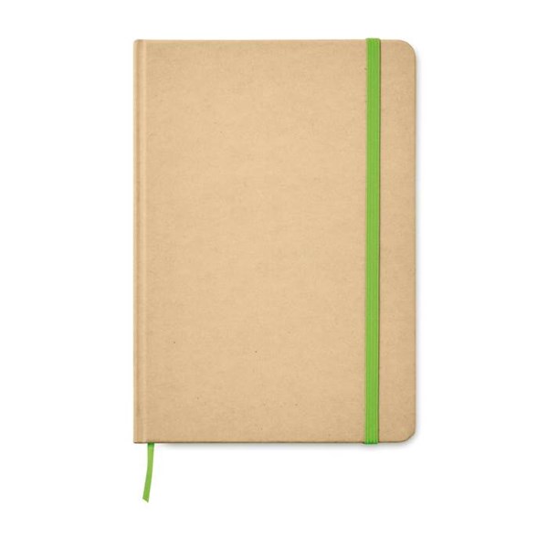 Obrázky: A5 recyklovaný zápisník, zelená gumička, Obrázek 1