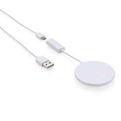 Obrázky: Bílá 5W bezdrátová nabíječka Stick 'n Watch