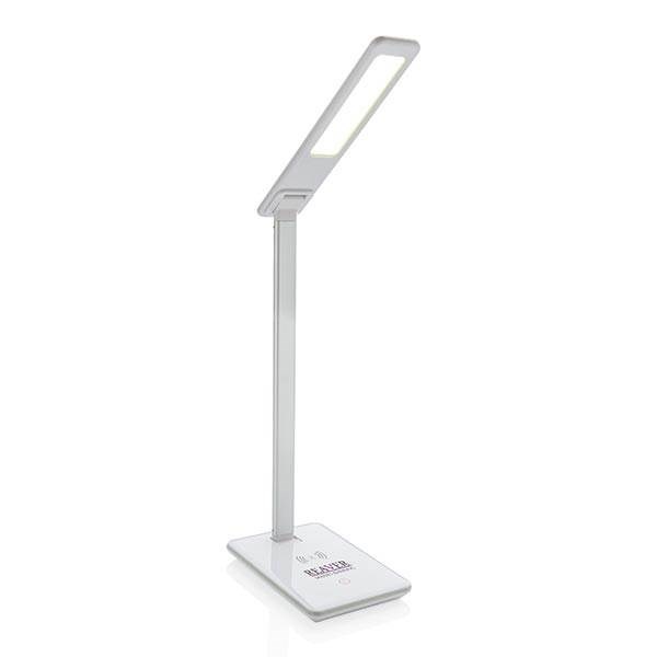 Obrázky: Bílá stolní lampa s 5W bezdrátovým nabíjením, Obrázek 7
