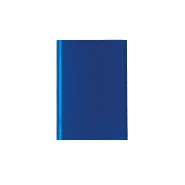 Obrázky: Modrá hliníková kapesní powerbanka 5 000 mAh, Obrázek 2