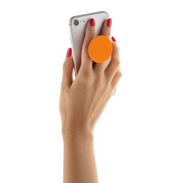 Obrázky: Oranžový Stick 'n Hold držák a stojánek na telefon, Obrázek 5
