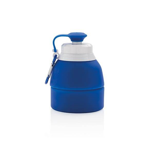 Obrázky: Modrá skládací silikonová sportovní láhev 580 ml, Obrázek 12