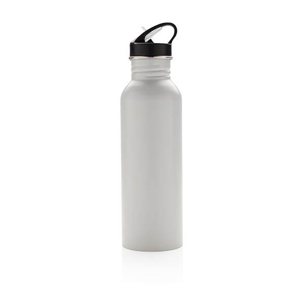 Obrázky: Bílá sportovní láhev na vodu z nerez. oceli, Obrázek 3