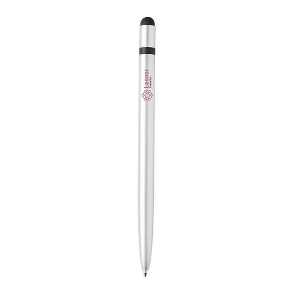 Obrázky: Stříbrné tenké kovové stylusové pero, Obrázek 2