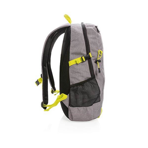 Obrázky: Šedý outdoorový RFID batoh na notebook, Obrázek 3