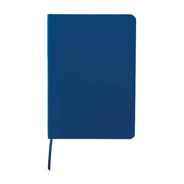 Obrázky: Tm. modrý standardní poznámkový blok s měkkou vazbou, Obrázek 2