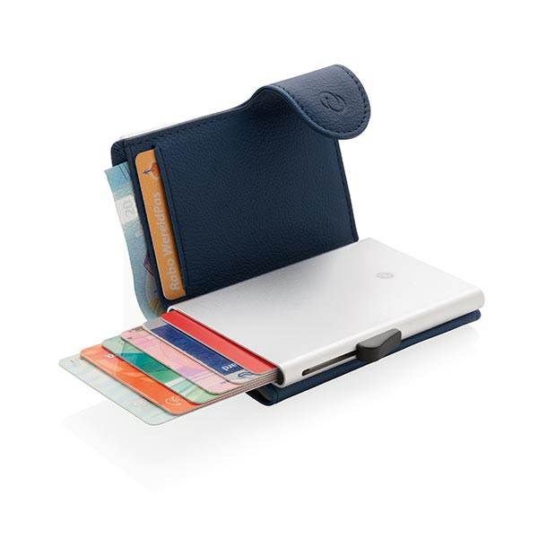 Obrázky: Modré RFID pouzdro C-Secure na karty a bankovky, Obrázek 4