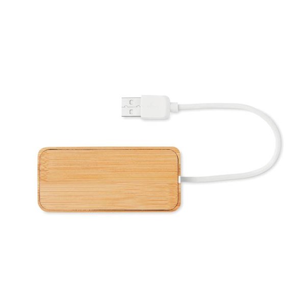 Obrázky: Bambusový USB hub, 3 porty, Obrázek 5