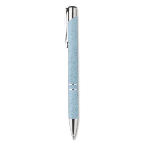 Obrázky: Kuličkové pero Jola z pšeničné slámy, světle modré, Obrázek 2