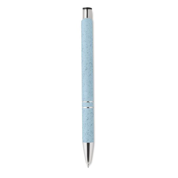 Obrázky: Kuličkové pero Jola z pšeničné slámy, světle modré, Obrázek 4