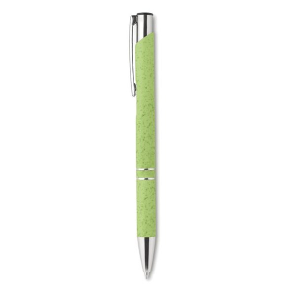 Obrázky: Kuličkové pero Jola z pšeničné slámy, zelené, Obrázek 2