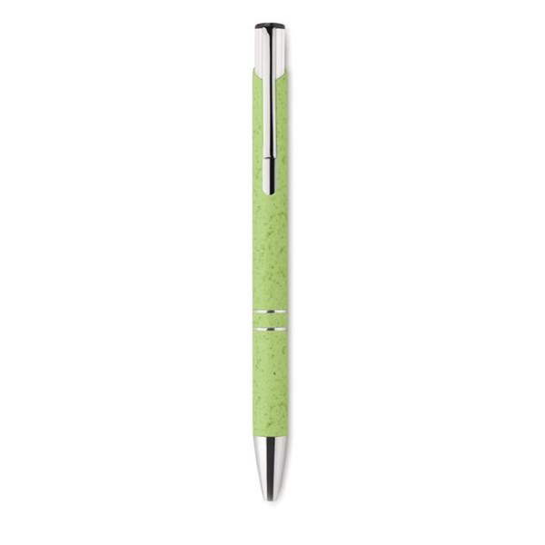 Obrázky: Kuličkové pero Jola z pšeničné slámy, zelené, Obrázek 3