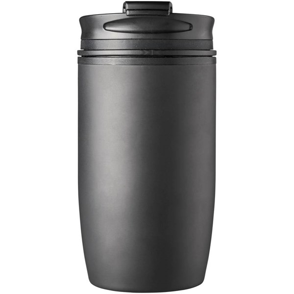Obrázky: Černý izolovaný termohrnek, 330 ml, Obrázek 2