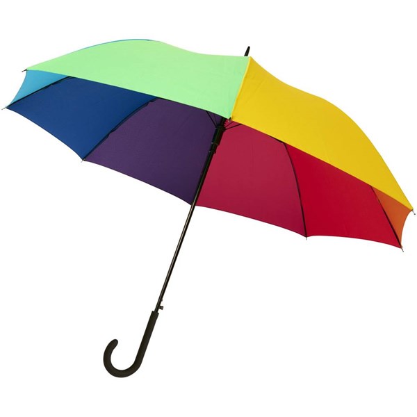 Obrázky: Barevný větruodolný deštník s automat. otvíráním