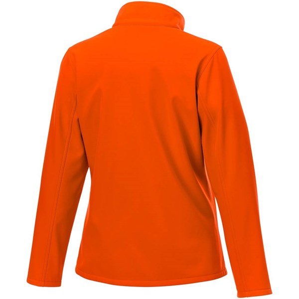 Obrázky: Oranžová softshellová dámská bunda M, Obrázek 3